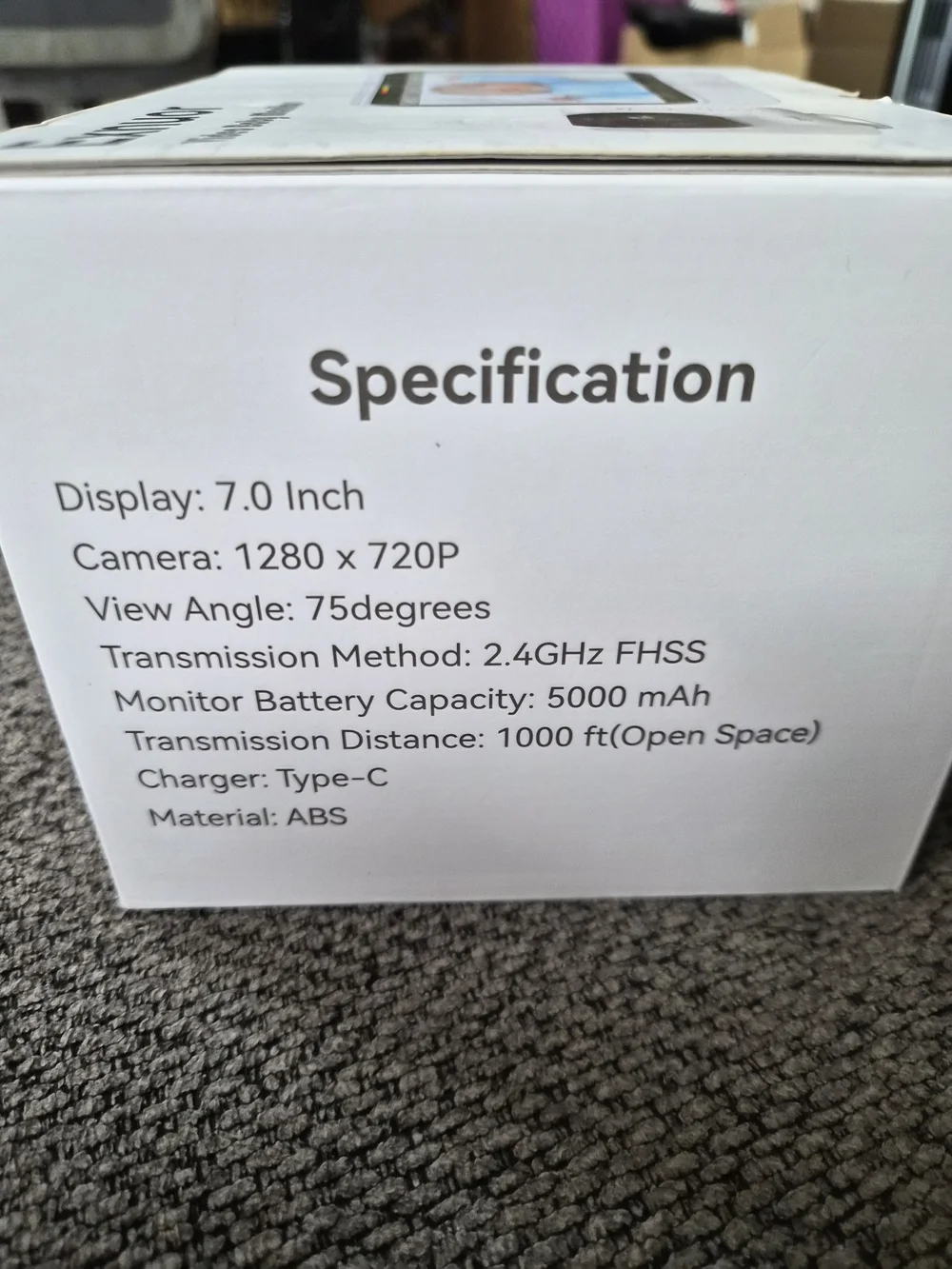 Exnuor Video Baby Monitor - New